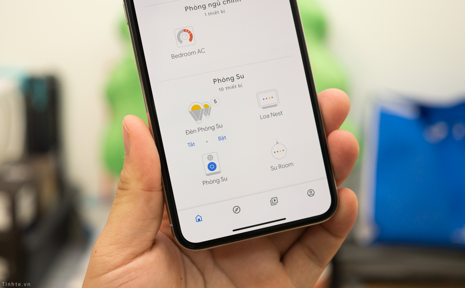app ket noi google home voi bong den thong minh