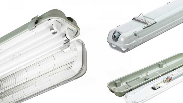 Cấu tạo của máng đèn chống thấm