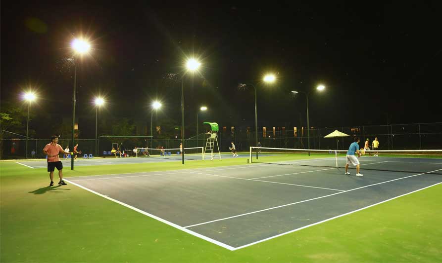 Tiêu chuẩn chiếu sáng sân Tennis