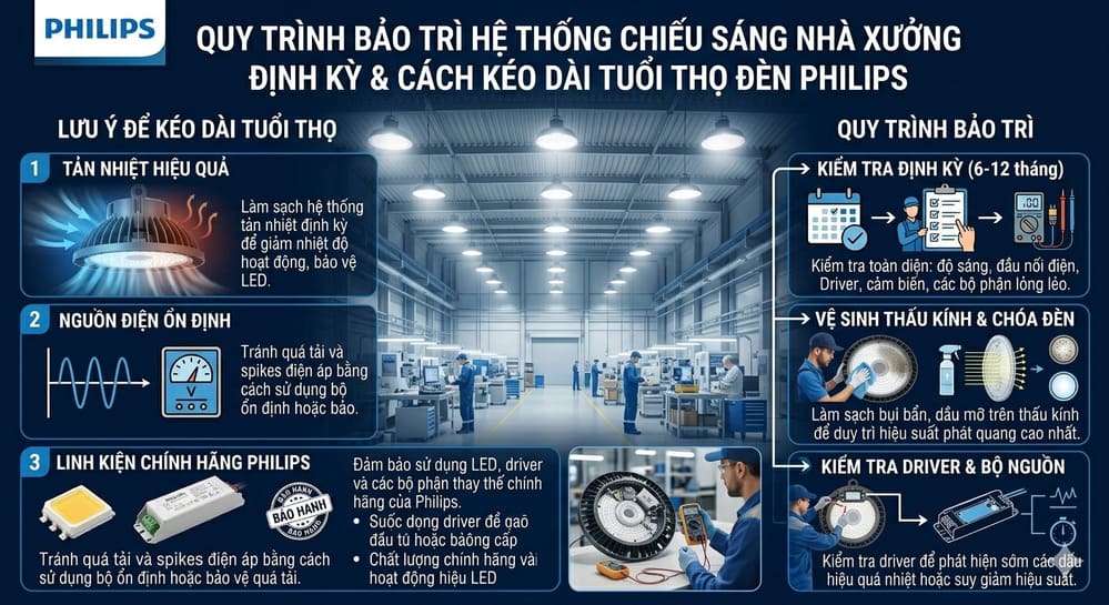 quy trinh baoo duong chieu sang nha