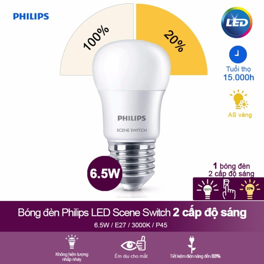 đèn Scene Switch 2S 6.5-60W Philips